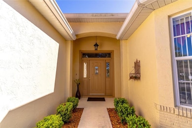 Inviting entrance.