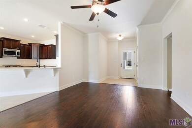 Open living, dining and kitchen