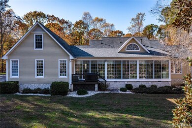 Sweeping backyard off the sun porch