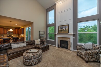 Gorgeous 2 story great room with plentiful light.