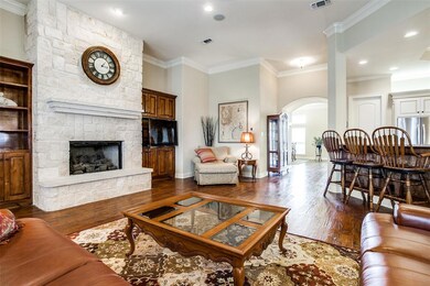 The open kitchen and living room are great for entertaining.