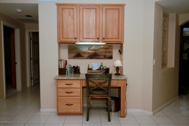 Work/Desk Area off Kitchen