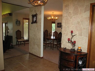 view from entry way