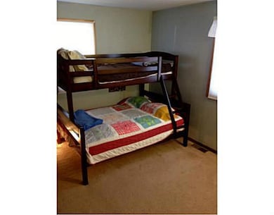Bedroom. This is the larger of the two bedrooms wi