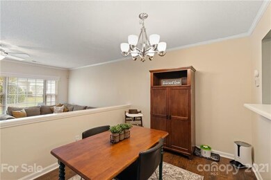 Spacious separate dining area