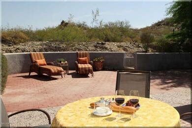 back yard table and bread