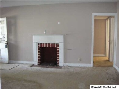 Family room with fireplace