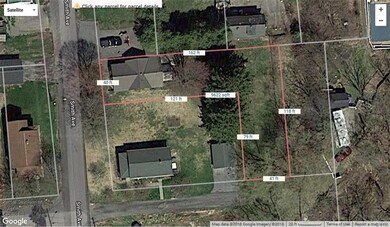 Plot layout is essentially a double lot in an L-sh