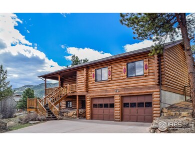 Custom crafted full log home