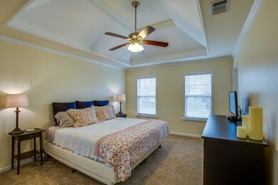 Owner retreat with trey ceiling. New carpet throughout the house.