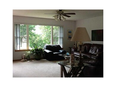 Living Room. Large picture window looking out fron