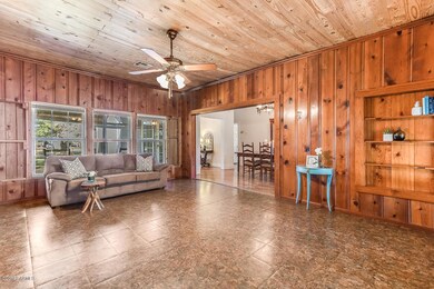 living room flows to dining