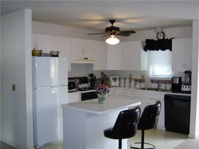 Kitchen. EAT IN KITCHEN WITH NEWER REFRIGERATOR, R