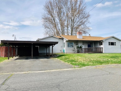 front with carport
