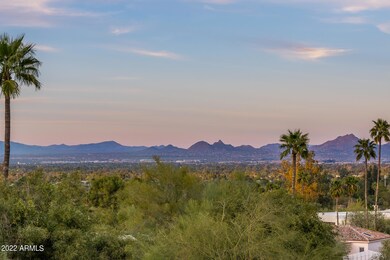 City and mountain views