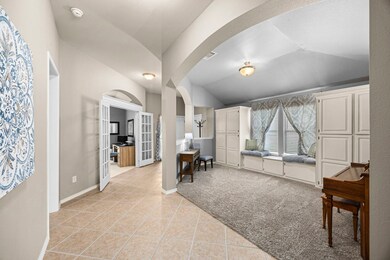 This space could be used as formal dining or a fle
