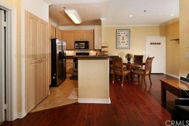 Open concept kitchen with lots of cabinets, built-