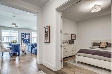 This flex room can be used as a bedroom as shown, 