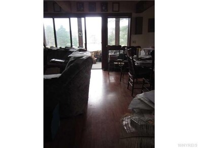 Living Room. Living room/dining area that leads to
