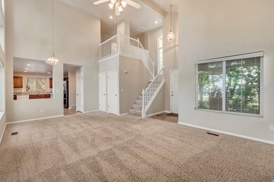 Vaulted Living/Dining Room - Vacant