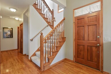 Gleaming hardwood floors throughout the entire mai