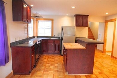 Updated kitchen with center island