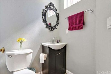 Downstairs half bathroom.
