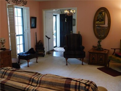 Formal living /dining room just south of the entry