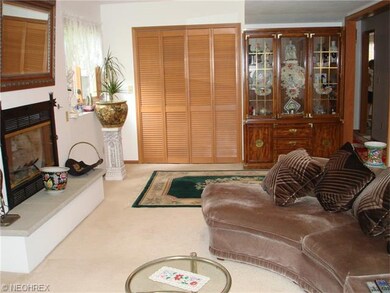 Gorgeous lower level family room with gas fireplac