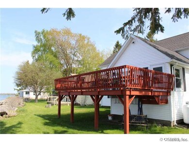 Deck. Wrap-around deck conveniently located off of