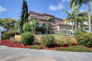 Green tropical entrance