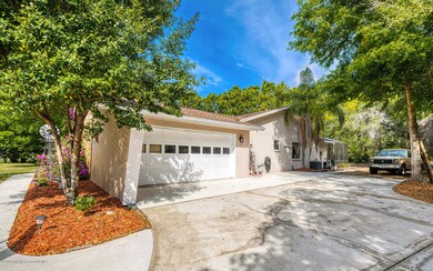 Driveway and garage