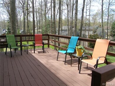 Relax on the Large Rear Deck which was painted in 2014!