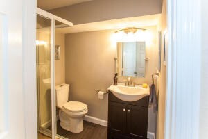 Powder Room with shower