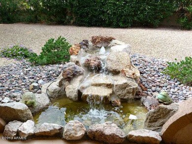 Picturesque Waterfall in Back Yard