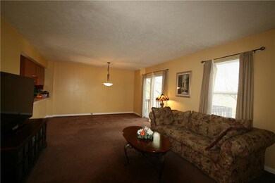Living room into the Dining room. Sliding glass do