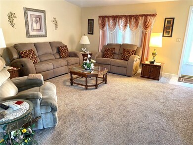 Open concept vaulted Living Room
