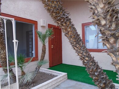 Front courtyard to the security screened front doo