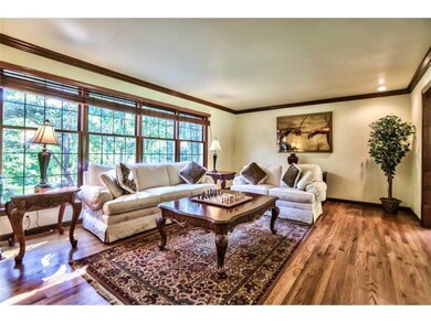 Living Room. The formal living room features hardw