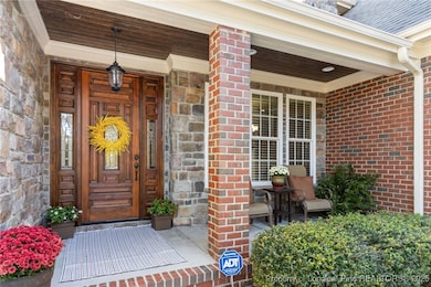 Welcoming front porch