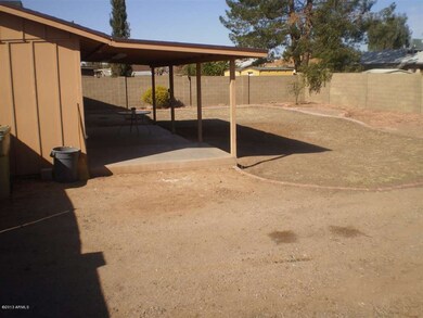 Large covered patio