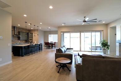Family Room and Kitchen