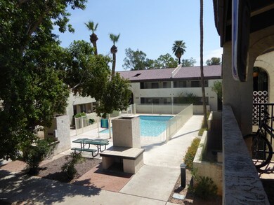 view from balcony