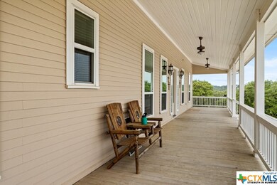 Large inviting front porch