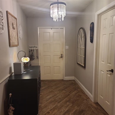 Entry way check out the ceramic wood tiles