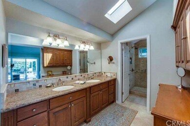 Dual sinks in master bath.