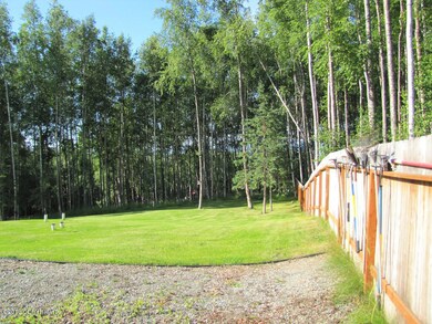 Back yard by RV gate. Looking north.