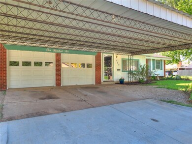 Two Car Garage has HEAT and AIR