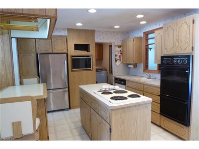 Lots of Cabinets and Counterspace.  Double Ovens, 