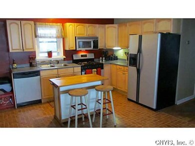 Kitchen. Maple cabinets, stainless appliances and 